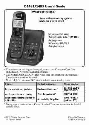 Uniden Cordless Telephone D1481-page_pdf
